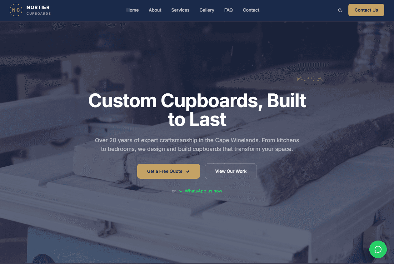 Nortier Cupboards screenshot